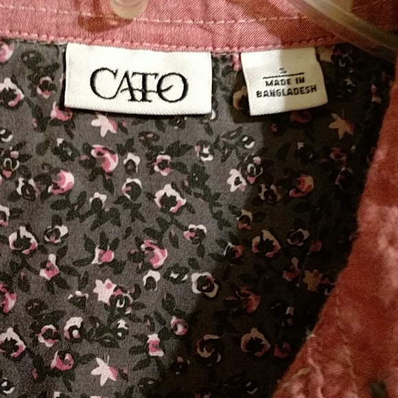 Cato button front shirt - Picture 4 of 6